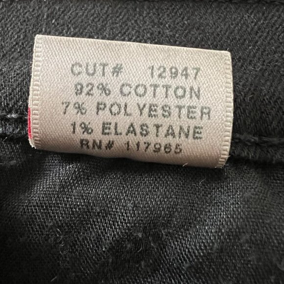 J Brand Womens 8112 Mid Rise Rail Skinny Jeans Shadow Black Stretchy size 29 - Picture 11 of 13